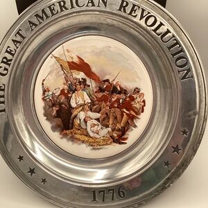 Great American Revolution Plate. Battle of Bunker Hill